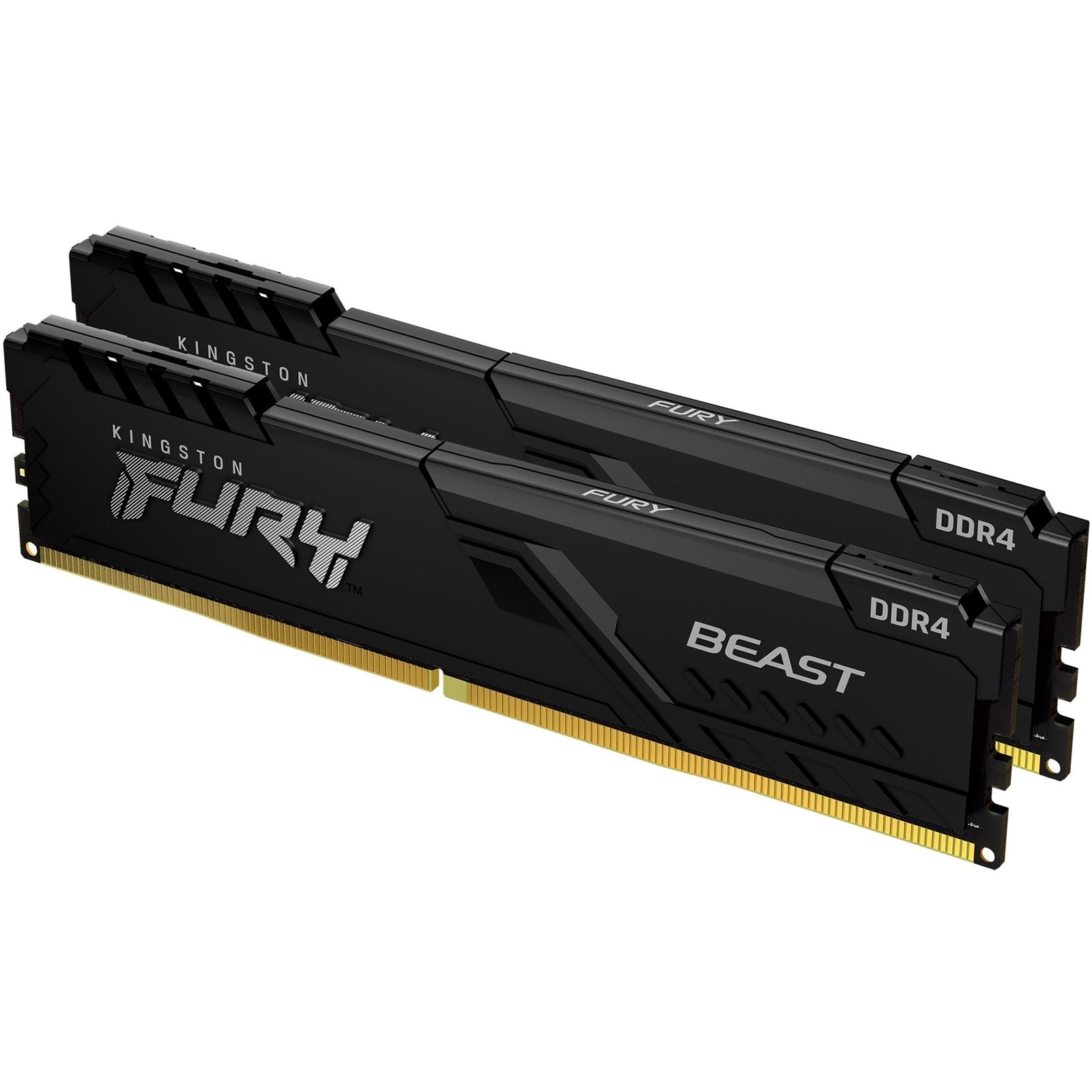 Kingston FURY Beast 16GB (2 x 8GB) 3200MHz DDR4 DIMM System Memory Black Heatsink Kingston FURY Beast 16GB (2 x 8GB) 3200MHz DDR4 DIMM System Memory Black Heatsink